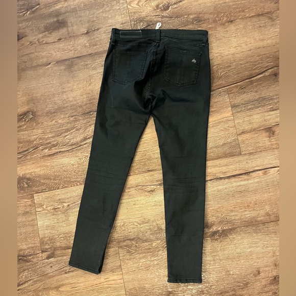 rag & bone zipper black capri size 26 in Cotswald - Picture 4 of 6